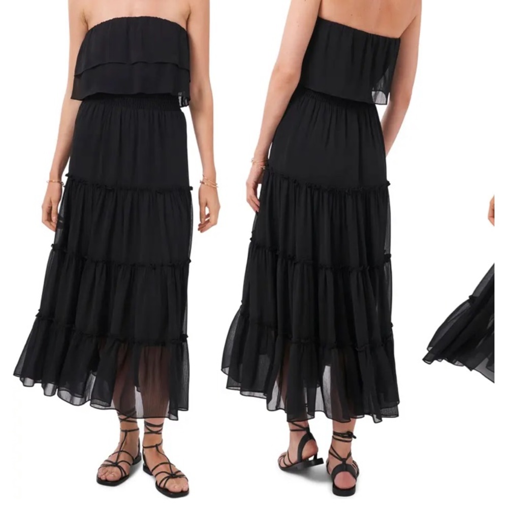 1. State strapless maxi dress